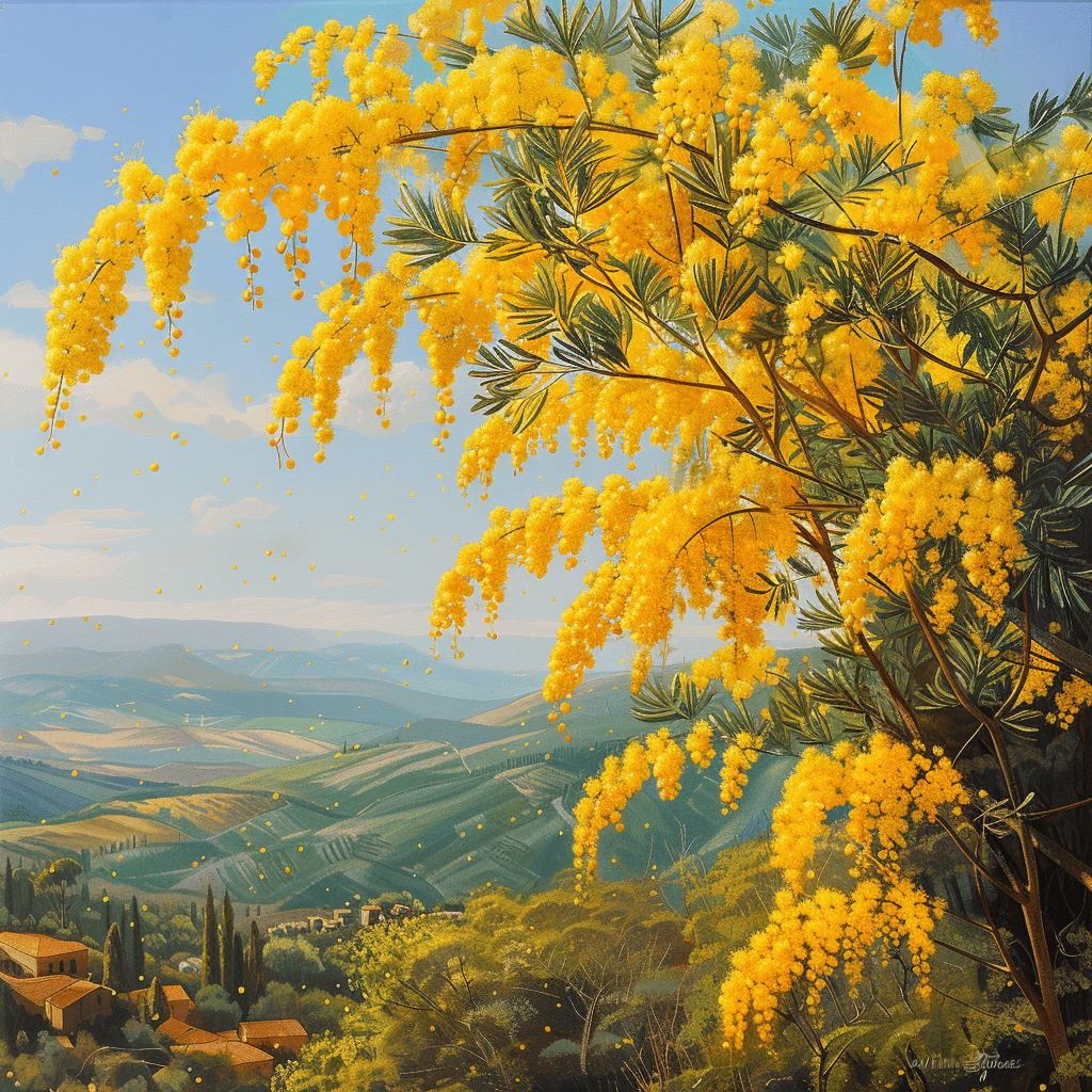 Le Mimosa en Provence : Symbole et élément de décoration